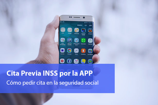 Cita Previa con la Seguridad Social (INSS) desde la APP