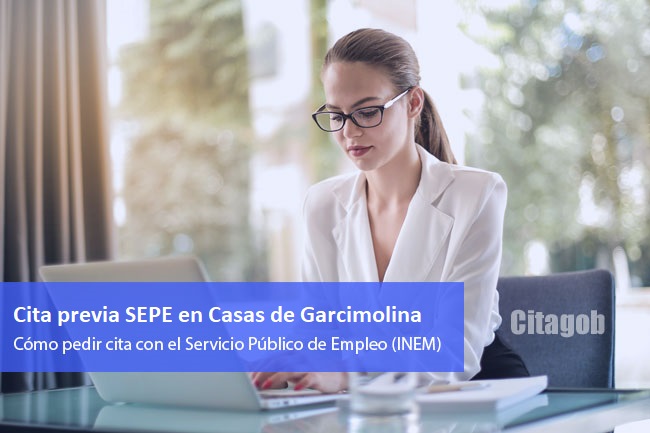 Cita Previa SEPE (INEM) en Casas de Garcimolina